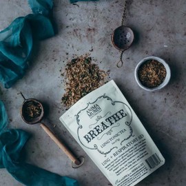 Anima Mundi Breathe Lung Tonic Tea - Herbal Tea Blend with Astragalus, Reishi, Nettles and Ginger - Organic Loose Tea (2oz / 57g)