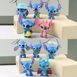 Lilo Y Stitch Set De 10 Figuras