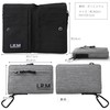Naru Bi-Fold Wallet, Middle Wallet, Men's and Women's, With Carabiner,