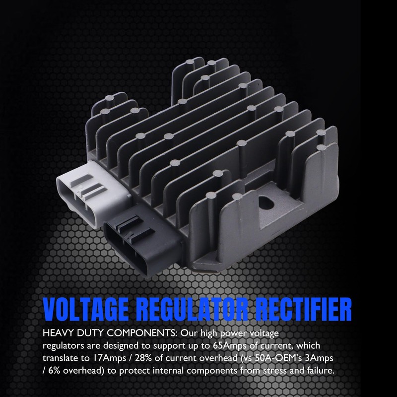HiSport 4014856 Voltage Regulator Rectifier with Wires - Compatible with