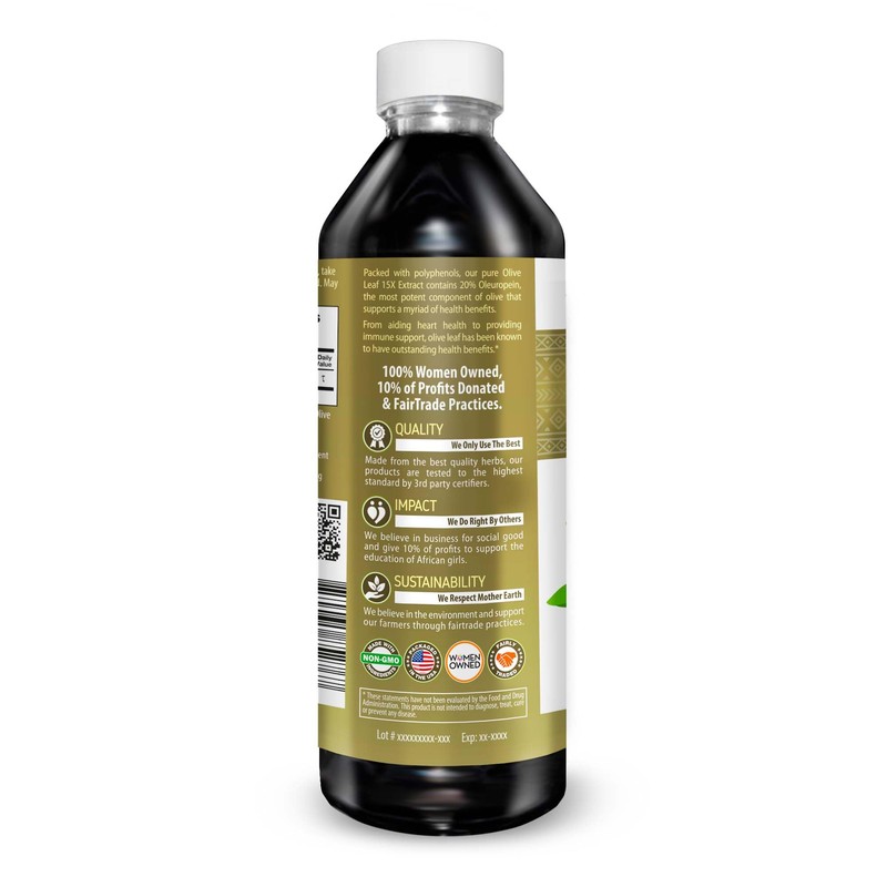 Herbal Goodness Olive Leaf Extract Liquid - Immune Support -