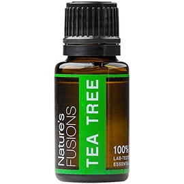 Nature's Fusions Tea Tree, 100% Pure and Natural Essential Oils, Undiluted, Therapeutic Grade for Aromatherapy and Topical Use, .5 Fl Oz (Pack of 1) (15 mL)