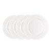 HomeVss, Pearl Dots Stoneware Dinnerware Set 20pc Set, White