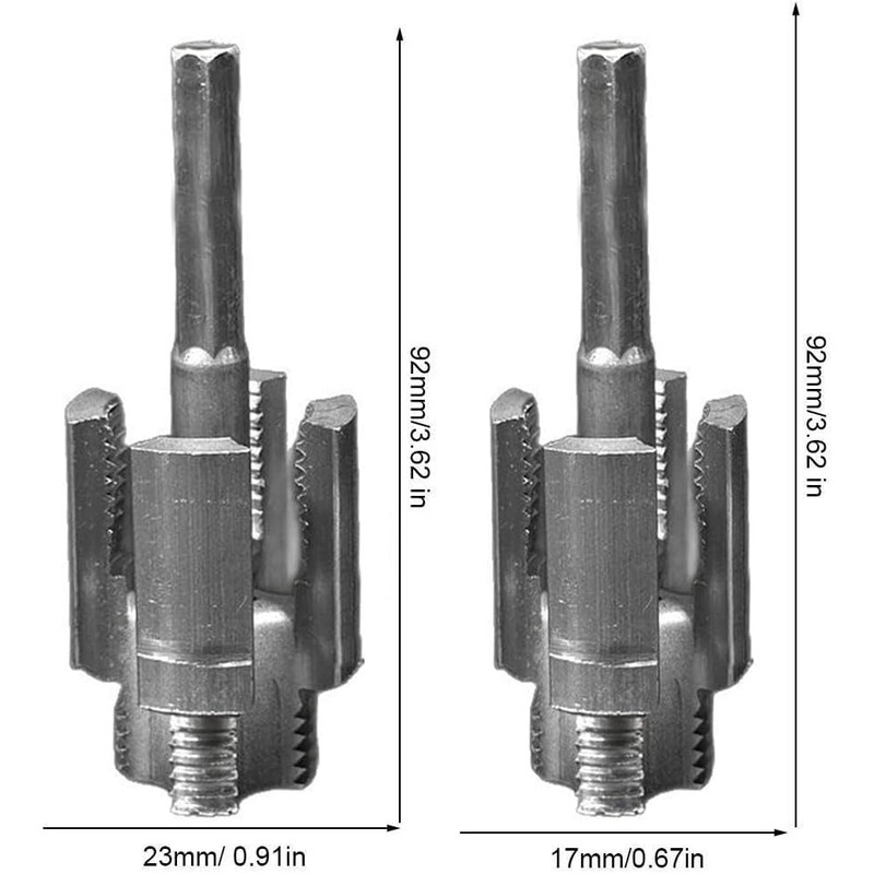 Integrated Internal & External Pipe Threading Tool Kit – 2-in-1