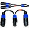 CNCESS CESS-203 Unbalanced 4-Pole Type Speakon Plug Break Out to