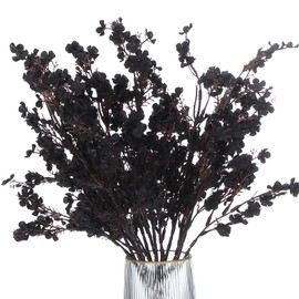 PATIKIL Artificial Flowers, 6pcs European Fake Flowers DIY Bouquet Fake Floral for Home Garden Kitchen Decor Wedding Party Decoration Black