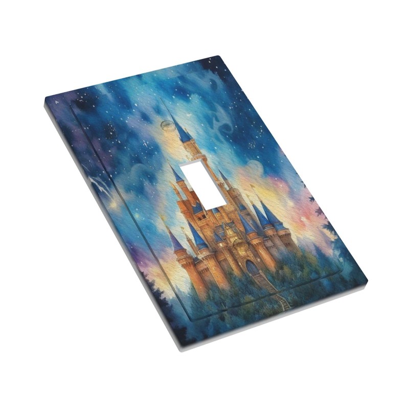 Decorative Art Light Switch Covers Enchanted Castle Single Toggle Wall