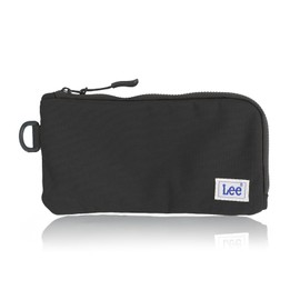 Fine Plus 0520650 Lee L-Shaped Zipper Cordura Long Wallet, Recycled Bill Storage, Card Storage, Black