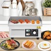14" Commercial Electric Griddle, Stainless Steel Countertop Griddle, Electric Flat