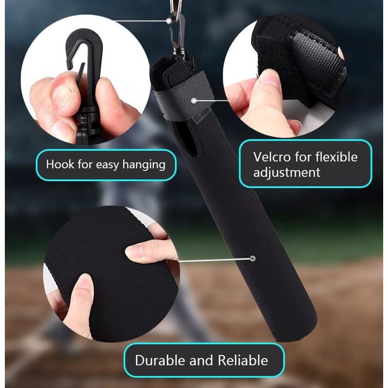WETEPUXI 2 Pcs Baseball Bat Sleeve Bat Warmer Softball Bat