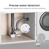 Wireless WiFi Water Leak Detectors,100dB Adjustable Loud Water Leak Sensor