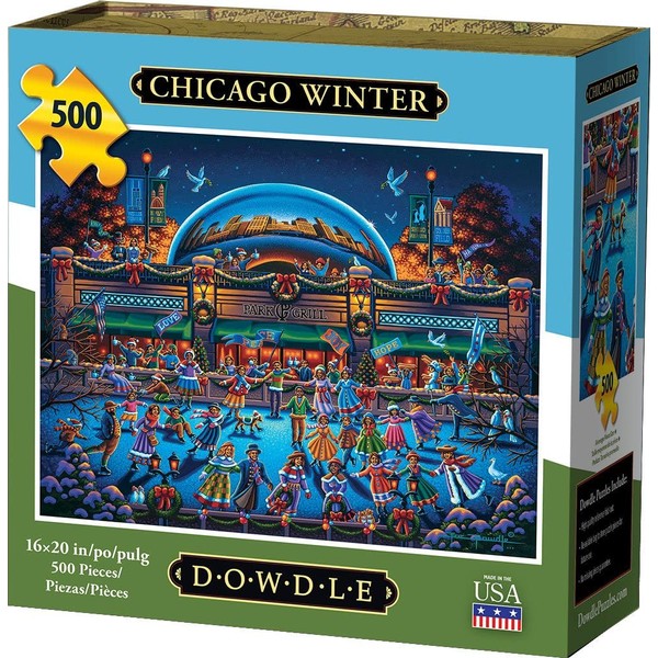 Dowdle Jigsaw Puzzle - Chicago Winter - 500 Piece