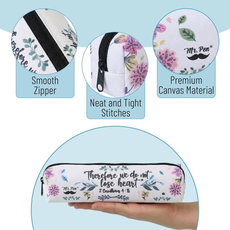 Mr. Pen- Cute Pencil Case Pouch, 2 Pack