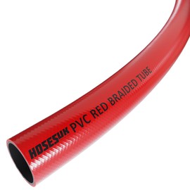 12.5mm (1/2") x 17mm (2/3") Drinking Water Hose Pipe Red for Caravans Motorhomes Boats and Camping Food-Grade Non-Toxic UV Resistant Flexible PVC 5 Metre