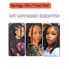 8 Packs Springy Afro Twist Hair 10 inch 4# Pre-Separated