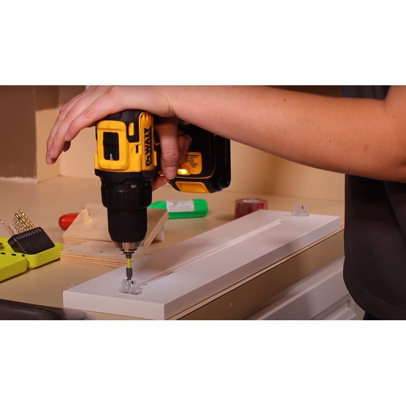 False Front Cabinet Clips, Hosrnovo 4 Pairs with Screws Reinforced