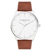 Liebeskind Time & Jewel Mixte Analogique Quartz, Silver brown, Modern
