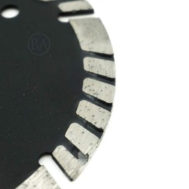 Benchmark Abrasives 4.5 Inch Hot Pressed Sintered Turbo Diamond Blade for Angle Grinder with Steel Core for Cutting Brick Ceramic Tile Granite Marble - 4.5” Circular Saw Concrete Masonry Brick, Wood