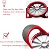 Voarge Apple Fruit Cutter, Ergonomic Rubber Grip Handle, 8-Blades, ABS