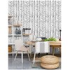 HAOKHOME Black and White Wallpaper Peel and Stick Stripe Herringbone