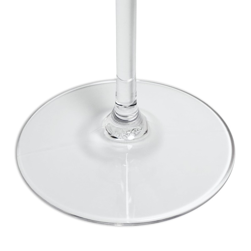 WUITOKI Plastic Martini Glasses 6 Pack 25cl Reusable Dishwasher Safe