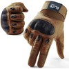 Elite Fitness Guantes Tacticos con Dedos Tactiles, Militares, para Motocicleta,