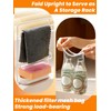 Foldable Sink Strainer with 100 Mesh Bags & Strong Suction