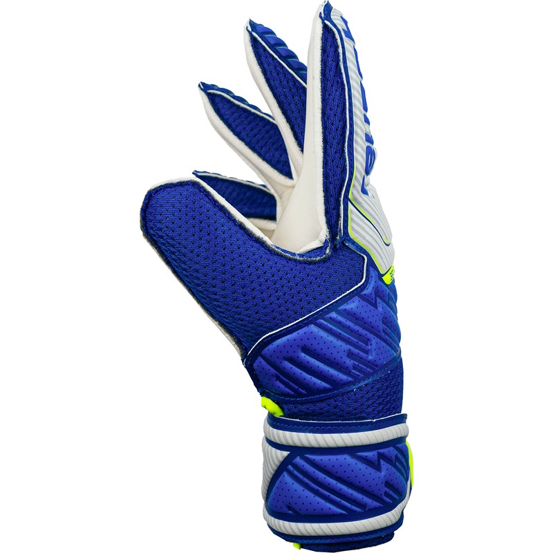 Reusch Attrakt Solid Junior Unisex Goalkeeper Gloves Vapour Grey/Deep Blue