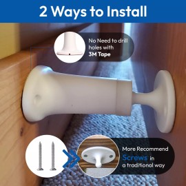 Decor Home Systems Simply Silent Door Stop,  Solves two problems ✔️ SHOCK ABSORBENT & SUPER QUIET