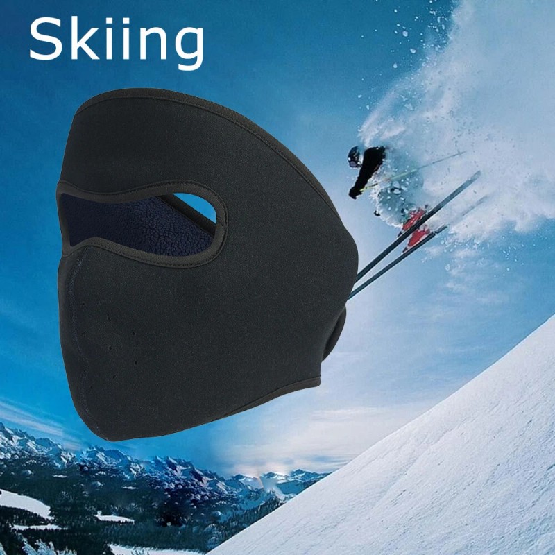 Unbranded Winter Face Mask Cycling Face Cover Thermal Fleece Windproof