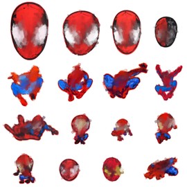 Cartoon Embroidery Patches, 16 PCS Patches for Clothing Embroidery Applique Interfacing for Sewing Iron on Iron-on Patches Fabric Repair Patch for Kids T-Shirts Backpacks Jeans Clothes Shoes Hats