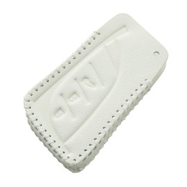 Suit for Lexus real leather Smart Key Fob Case is LS500, LS500H, UX200, UX250H, LC500, LC500H, ESGS350, ES300H,ES250,NX300 (3white)