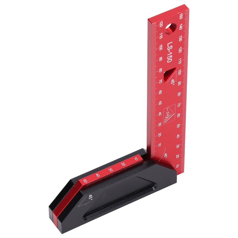 Aluminum Framing Woodworking Squares High Accuracy L Scribing Ruler with