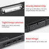 Sooez Toughest Clipboard with Storage, Internal Pen Pouch Included, Letter/