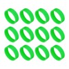 uxcell 12Pcs Silicone Rubber Bands,20mm/0.8" Rubber Bands Rings Cable Ties