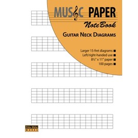 MUSIC PAPER NoteBook - Guitar Neck Diagrams (scales & modes)