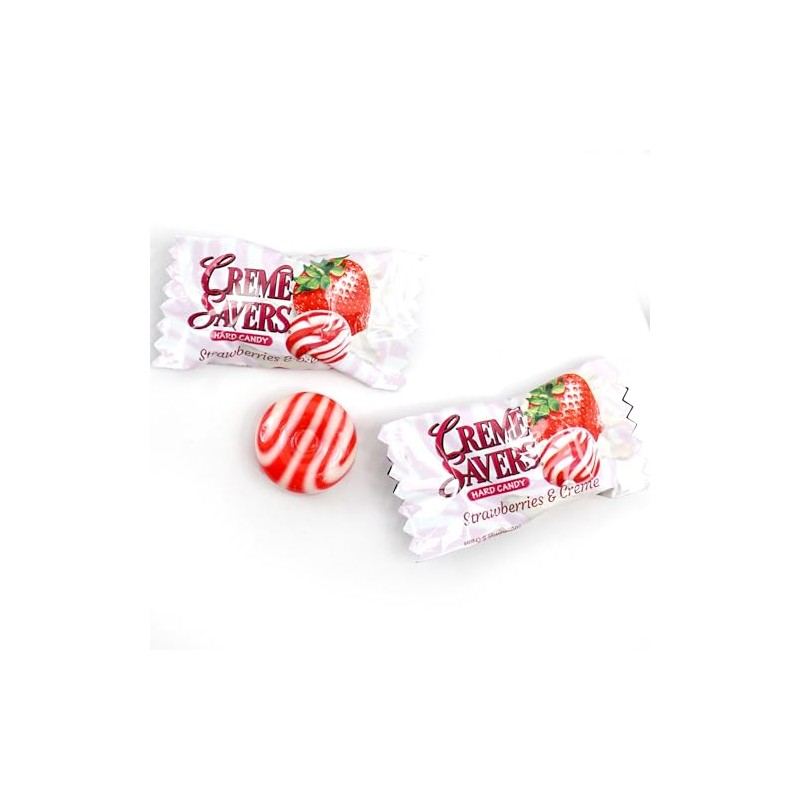 Cream Savers Strawberries & Cream, 6.25 Ounce Bag (Pack of
