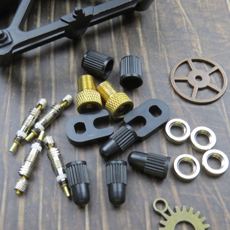 Set of 4 Presta bicycle valves, French SV valve (18