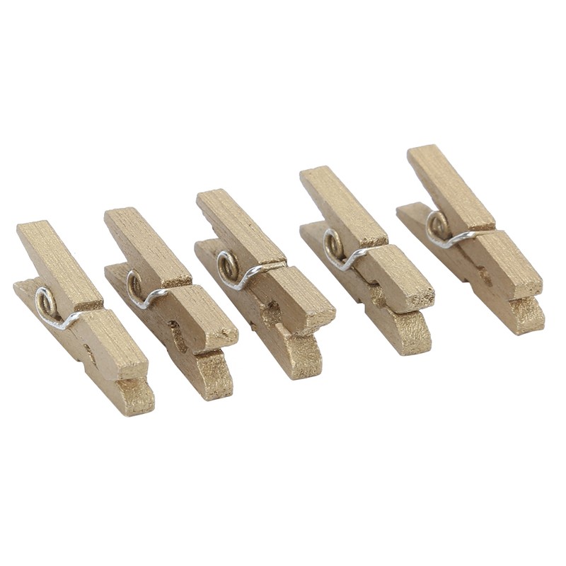 Mini Wooden Photo Clip Wall Decoration Scrapbook Picture Postcard Note
