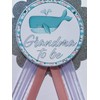 Grandma to Be Pin Whale Baby Shower It's a Boy