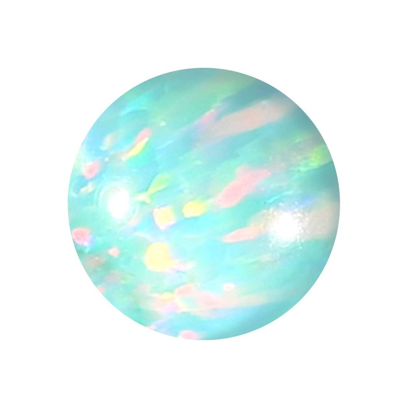 Piercingline® Synthetic Opal Screw Ball with Surgical Steel Thread