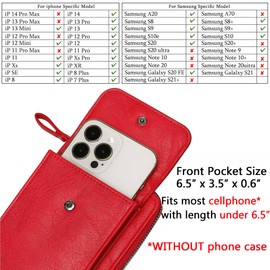 Badiya Small Crossbody Bag for Women, Cell Phone Purse Wallet, Vintage Shoulder Handbags with Credit Card Slots