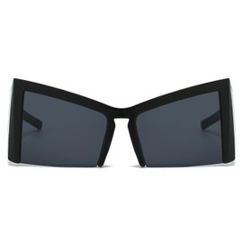 YAMEIZE Trendy Oversized Cat Eye Sunglasses - Fashion Square UV400 Protection Sun Glasses for Women Men Outdoor Driving