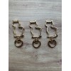 Cat Shape Bag Charm, 3 Pieces, Key Chain Processing, Design,