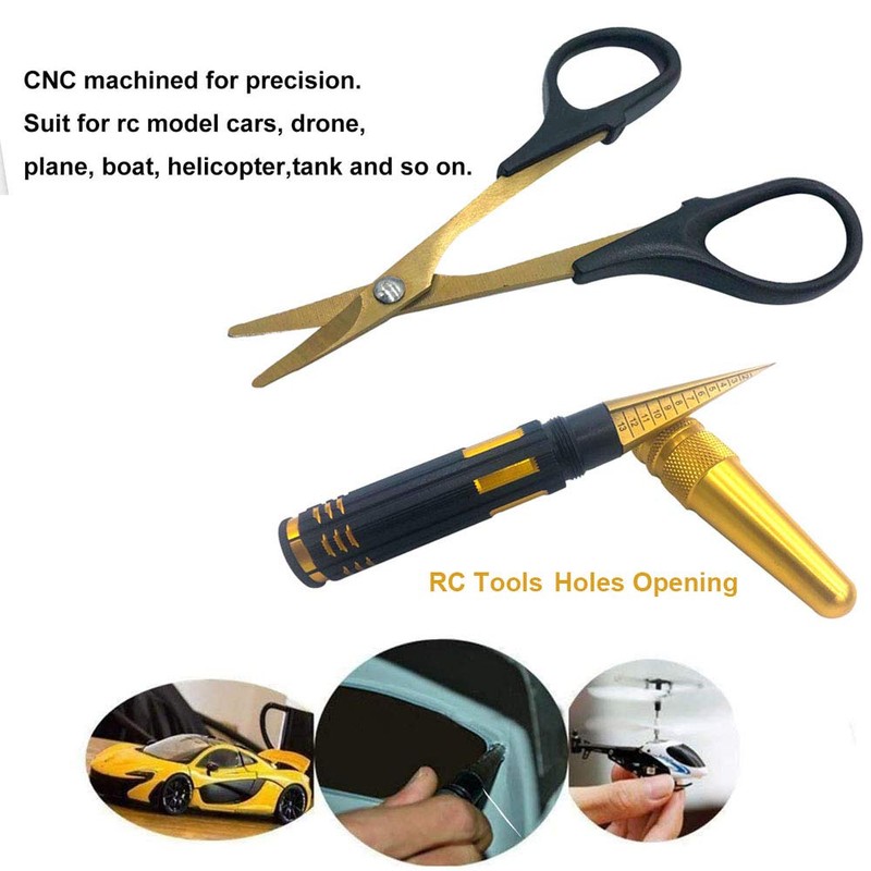 Body Reamer 0-14 mm Hole Punch with Sleeves and Curved