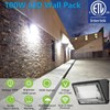 2PACK Dusk to Dawn 100W LED Wall Pack Light Fixture,