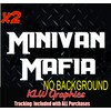 Minivan Mafia Vinyl Decal Sticker Mini Van Wagon Family Funny