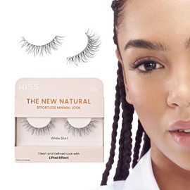 Pestañas postizas Naturales tira transparente que no se nota al aplicarlas Extensiones de pestañas - The New Natural Consigue un look clásico y una...