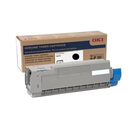 OKI 46507504 Toner Cartridge (Black) in Retail Packaging