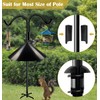 Queension 19-inch Wide Squirrel Proof Baffle,Squirrel Guard Stopper for Outside